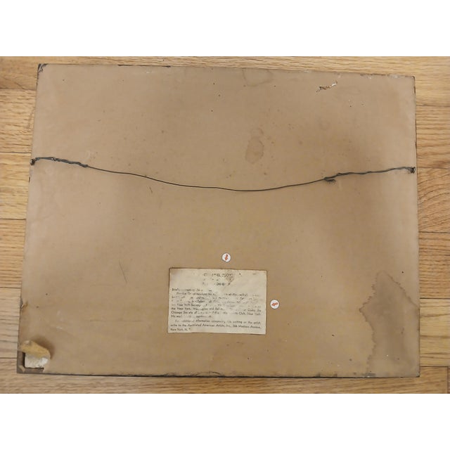 Gordon Hope Grant (1875 -1962) Signed Lithograph Dimensions 14.5" x 18.5" Frame 8.5" x 10.5" Image The matting has...
