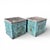 Modern Late 20th Century Sculpted Verdigris Copper and Concrete Side Tables - A Pair For Sale - Image 3 of 6