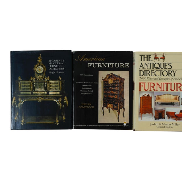 Antique Furniture Guidebooks - Set of 7. American Furniture by Helen Comstock, hardcover, 336 pages, 1962. Cabinet Makers...