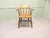 Antique Beech and Elm Smokers Desk Chair, 1800s For Sale - Image 4 of 8