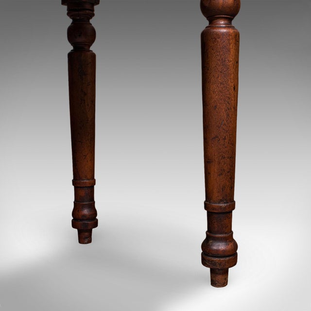 Small Antique Candlemaker's Table, English Scholar's Desk, Side, Lamp, Victorian For Sale - Image 12 of 12