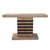 Modern Robin Baron Leather Wrapped Console Table For Sale - Image 3 of 10