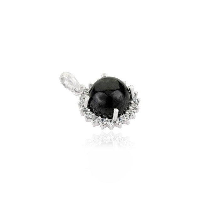 Not Yet Made - Made To Order Artisan Crafted 7.91 Ct Black Star Pendant in 925 Silver For Sale - Image 5 of 13