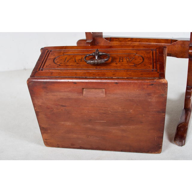 Renaissance 18th Century Swiss Bankers Merchant Table For Sale - Image 3 of 13