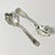 Rogers Bros. Early 20th Century Art Deco Neoclassical Boho Chic Silverplate Scalloped Fan Shell Serving Spoons - A Pair For Sale - Image 4 of 10
