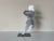 Vintage Metal Football Player Art Sculpture For Sale - Image 12 of 13