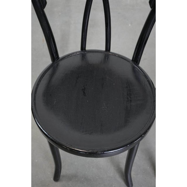 Vintage Thonet Style Bistro Chairs, Set of 4 For Sale - Image 6 of 16