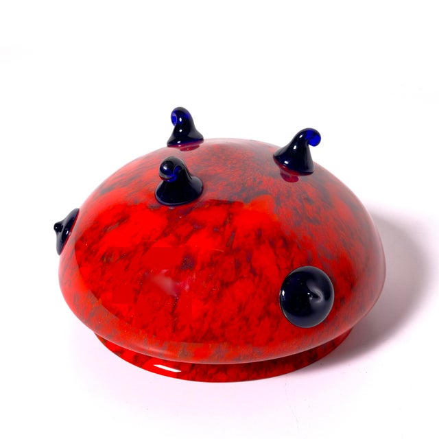 Art Deco Murano Glass Vase, 1990s For Sale - Image 6 of 11