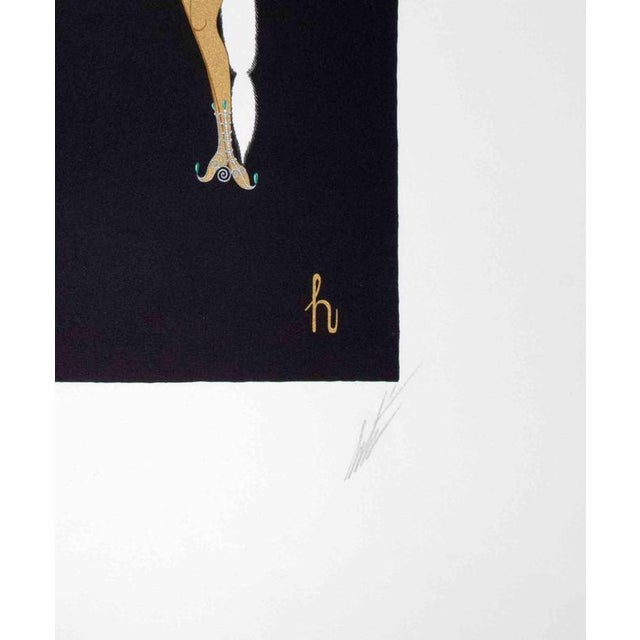 Letter h - from the suite letters of the alphabet is a contemporary artwork realized by erté (romain de tirtoff)....