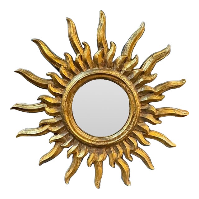 Italian Sunburst Mirror For Sale