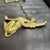 Pair of Solid Brass or Bronze Golden Winged Griffins With Chain Wall Plaque 11.5"x6"x1.25" (Total Length With Chain: 22") For Sale - Image 4 of 12