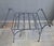 1960s Vintage Iron Bench or Stool a Pair For Sale - Image 5 of 8