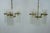 Brass and Glass Chandeliers by Gaetano Sciolari, Italy, 1970s, Set of 2 For Sale - Image 11 of 18