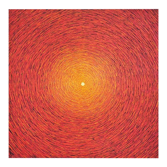 Colorful Abstract Painting, 2000s, Oil on Wood For Sale