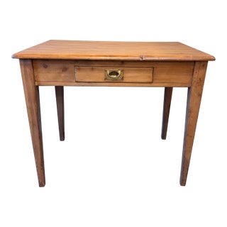 19th Century Pine Hall Table / Desk For Sale