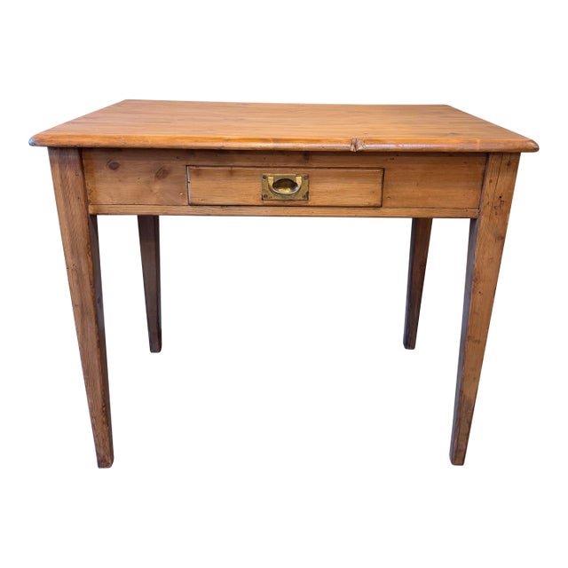 19th Century Pine Hall Table / Desk For Sale