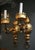 Pair of beautiful vintage Italian wall sconces. Fabulous Hollywood Regency style with artful embellishments on the wall...