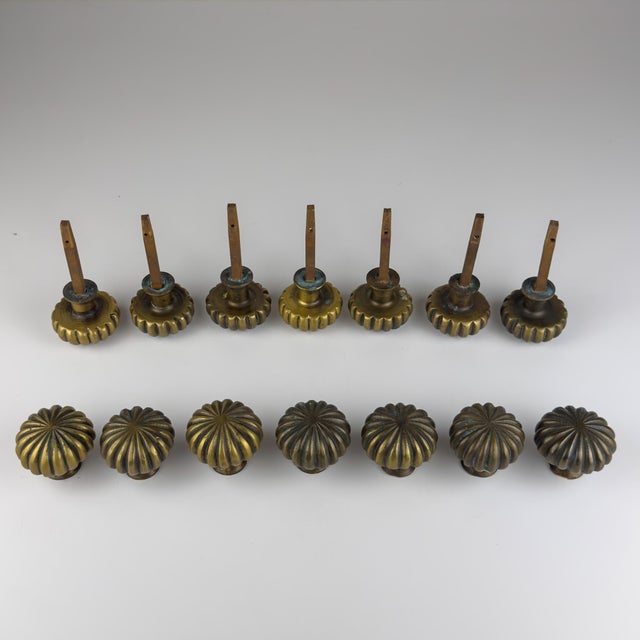 1920s Antique Brass Doorknob, Italy, 1920s For Sale - Image 5 of 14
