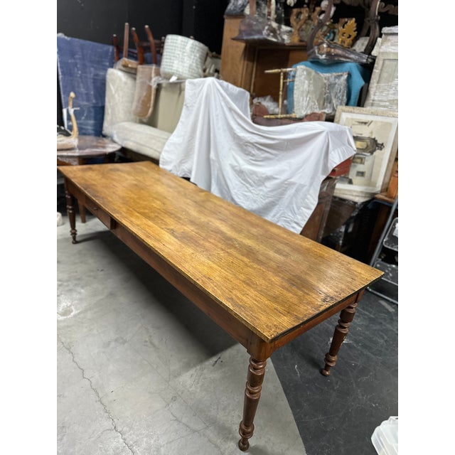 Early 20th Century Antique French Country Farm Dining Table Chairish