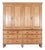 Large 19th Century English Pine Housekeepers Cupboard, 1880s For Sale