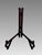 Chinese Large Ornate Folding Chinese Expresso Brown Rosewood Plate, Charger, Display Stand For Sale - Image 3 of 5