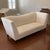 Shabby Chic Rachel Ashwell Shabby Chic Couture Cream Loveseat For Sale - Image 3 of 6