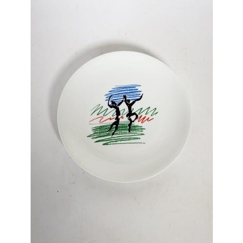 Plate with Illustration of Figures by Picasso for Limoges For Sale - Image 4 of 9