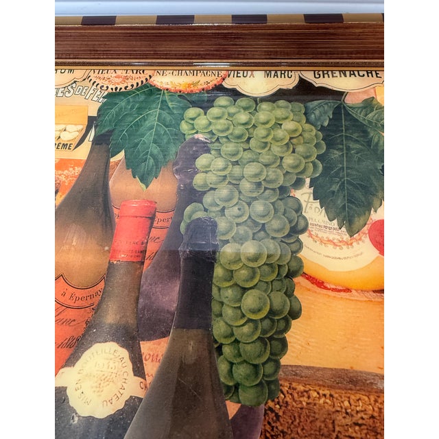 Wine Annie Modica Wine + Cheese Lacquered Tray, Signed For Sale - Image 8 of 12
