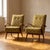 Beige Bentwood Armchairs in Beige and Yellow Upholstery by Jaroslav Šmídek, Czechoslovakia, 1950s, Set of 2 For Sale - Image 8 of 8