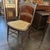Antique Farmhouse Style Hand Tied Cane Chair With Burl Inlays For Sale - Image 18 of 18