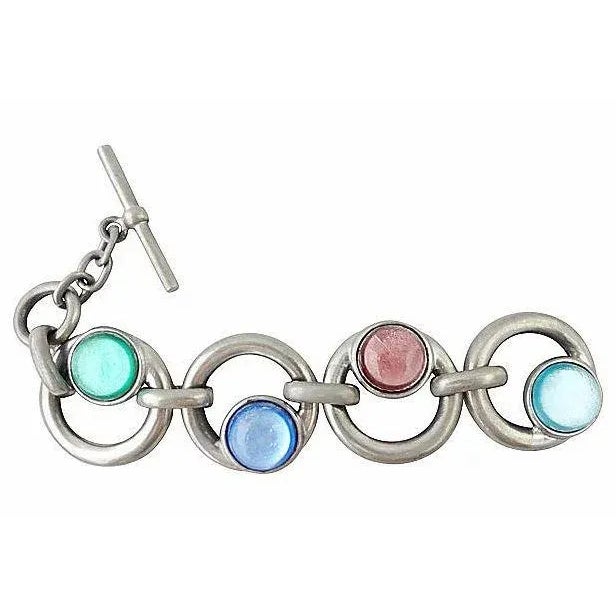 1980s Ben Amun Cabochon Runway Couture Bracelet For Sale In Philadelphia - Image 6 of 6