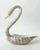 1960s Murano Glass Swan Dish With Bullicante Inclusions For Sale - Image 5 of 15