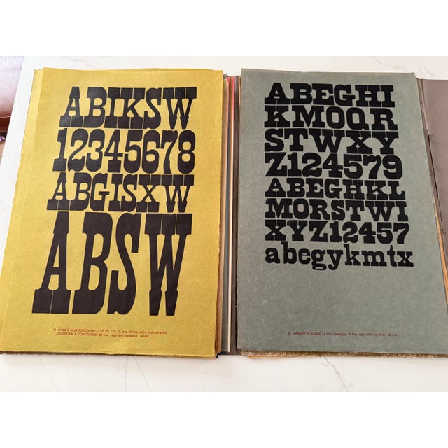 Paper Rare 1966 LTD Ed Wood Type Portfolio (23/25) - Springer, Warrum & Rob Roy Kelly For Sale - Image 7 of 12
