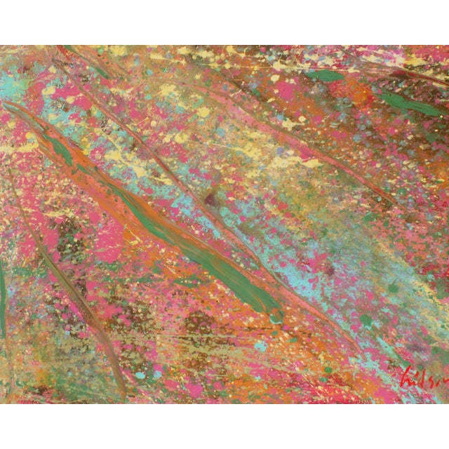 Abstract 1989 “West” Abstract Acrylic Landscape Diptych by Harry Hilson For Sale - Image 3 of 10