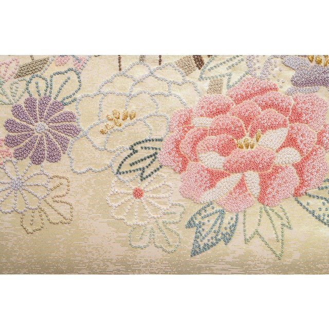 Contemporary Japanese Ceremonial Silk Wall Tapestry by Renaras For Sale - Image 3 of 6