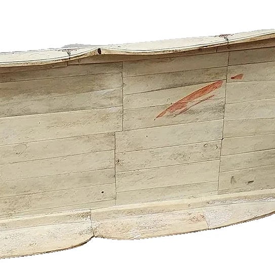 Yellow Chinese Reclining Guanyan Made of Bone & Bone Tiles For Sale - Image 8 of 8