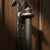 Rustic Hand Forged Wrought Iron Door Pull Handle Gold Patina Classical Architectural Hardware For Sale - Image 3 of 8