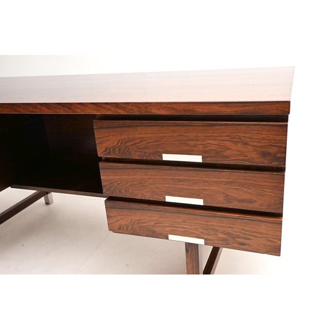 Vintage Danish Model EP401 Executive Desk from Ejgil Petersen Mobelfabrik, 1960s For Sale - Image 11 of 13