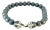 1990s David Yurman Hematite Prayer Beads Bracelet 8" 8 mm Sterling Silver Estate For Sale