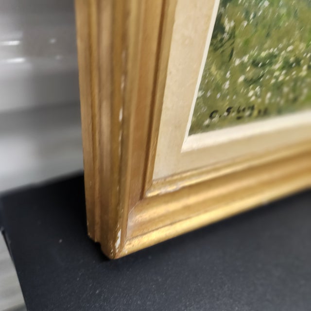 1930s European Landscape Oil Painting, 12.5" × 15.75", Nordic Romantic Style For Sale - Image 14 of 14