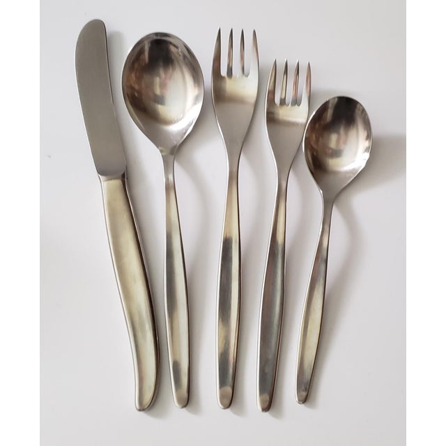 WMF Cromargan Laurel Pattern Stainless Flatware Set of 40 Chairish