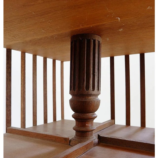Antique Early 20th Century Revolving Bookcase For Sale - Image 11 of 14
