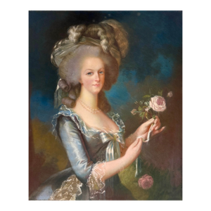 A Pastel on Canvas Painting of Marie Antoinette After Élisabeth-Louise Vigée Le Brun