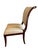 Kindel Furniture Late 20th Century Kindel Sleigh Back Mahogany and Silk Side Chair For Sale - Image 4 of 7