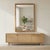 Chestnut Large Mid-Century Minimalist Scandinavian Teak Full-Length and Floor Mirrors For Sale - Image 8 of 17