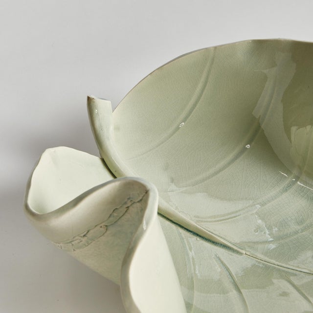 Kenneth Ludwig Chicago Moricento Leaf Sculpture Small For Sale - Image 4 of 5