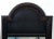 Pair Black Mid Century Mirrors with waxed distressed finish. Circa 1960's. Good overall condition. Ready to hang and use