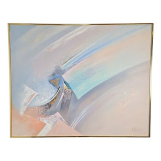 Lee Reynolds, Abstract Composition, 1980s, Acrylic on Canvas, Framed For Sale
