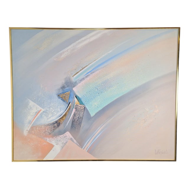Lee Reynolds, Abstract Composition, 1980s, Acrylic on Canvas, Framed For Sale
