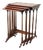 Antique Mahogany Quartetto Nesting Tables, 1880, Set of 4 For Sale